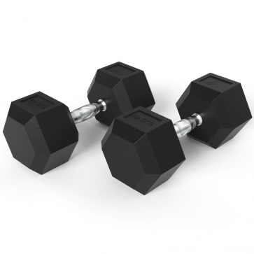 Гантели DFC гексаг. обрезиненная пара DB001-42,5 кг - 2